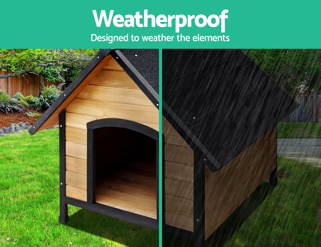 i.Pet Dog Kennel Extra Large Wooden Outdoor House Pet Puppy House XL Crate Cabin… image 3