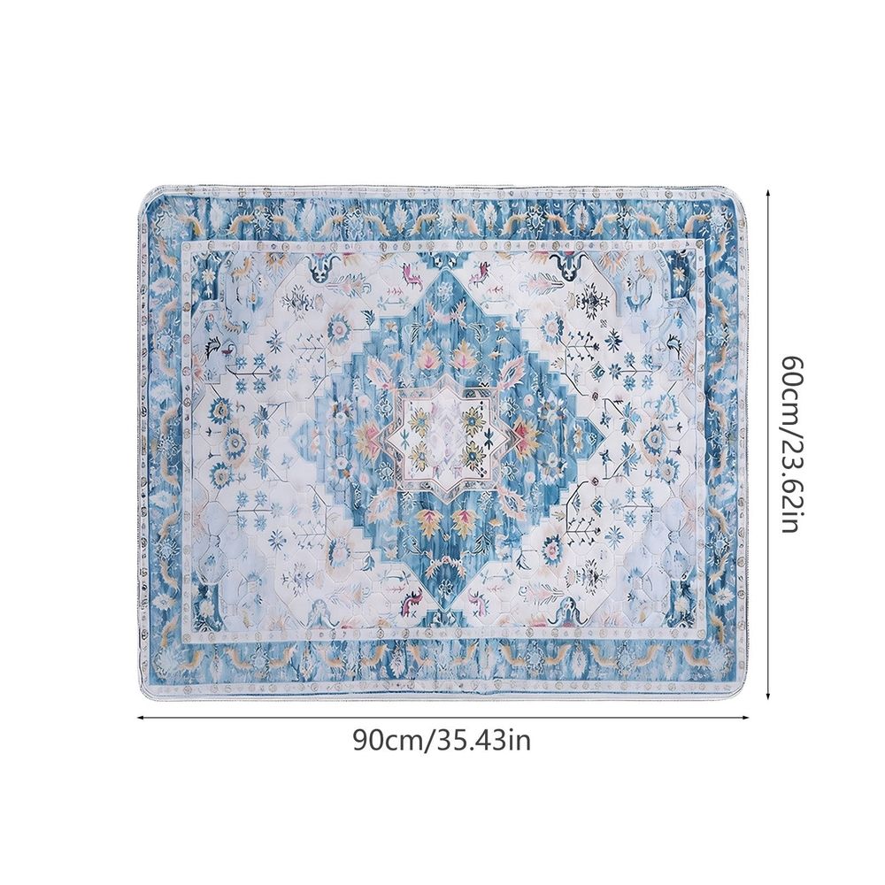 Navy S Navy Bohemian Washable Pet Changing Pad 23.6X17.7 Inch Waterproof Pee Pad For… image 2