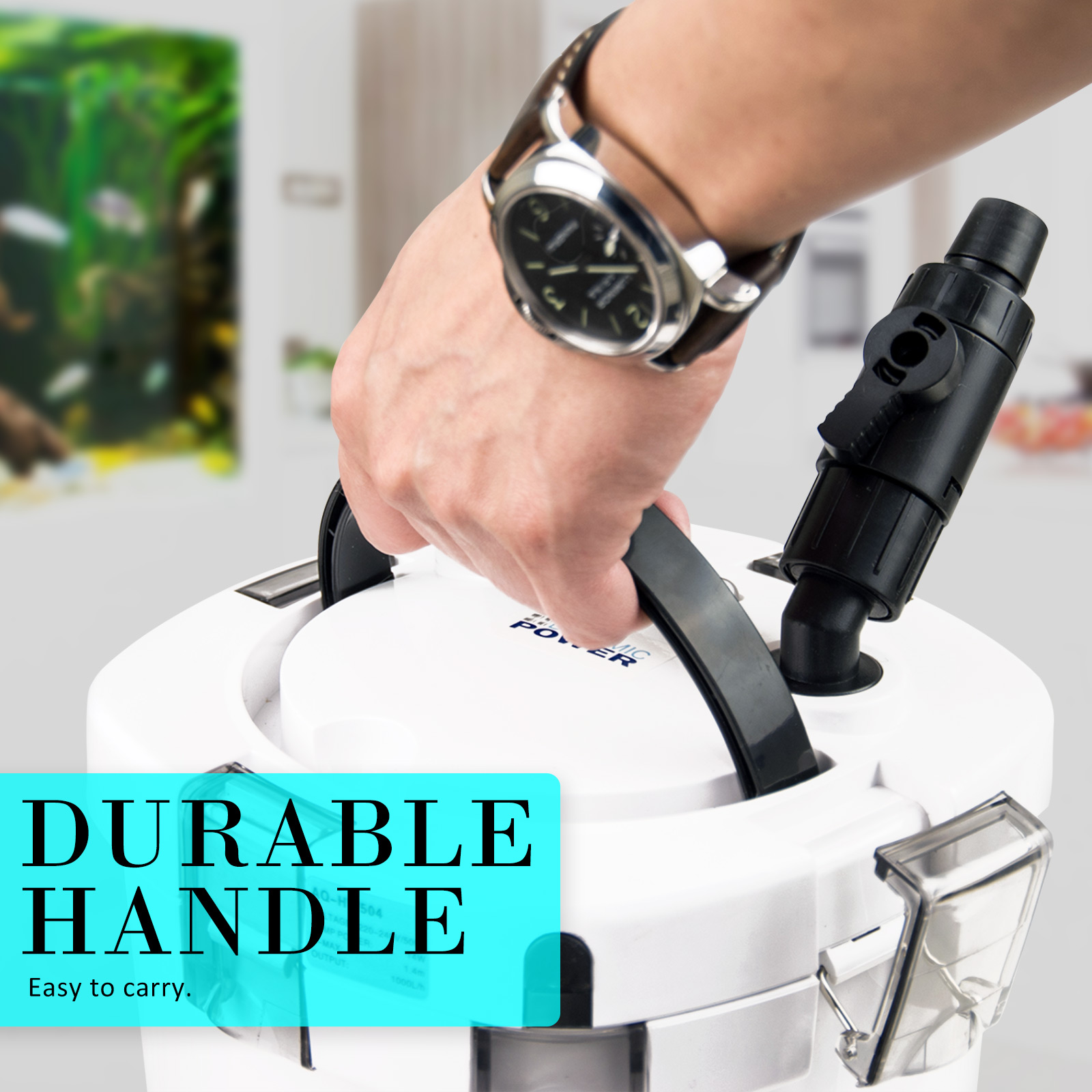 Aquarium External Canister Filter 1000L/H image 6
