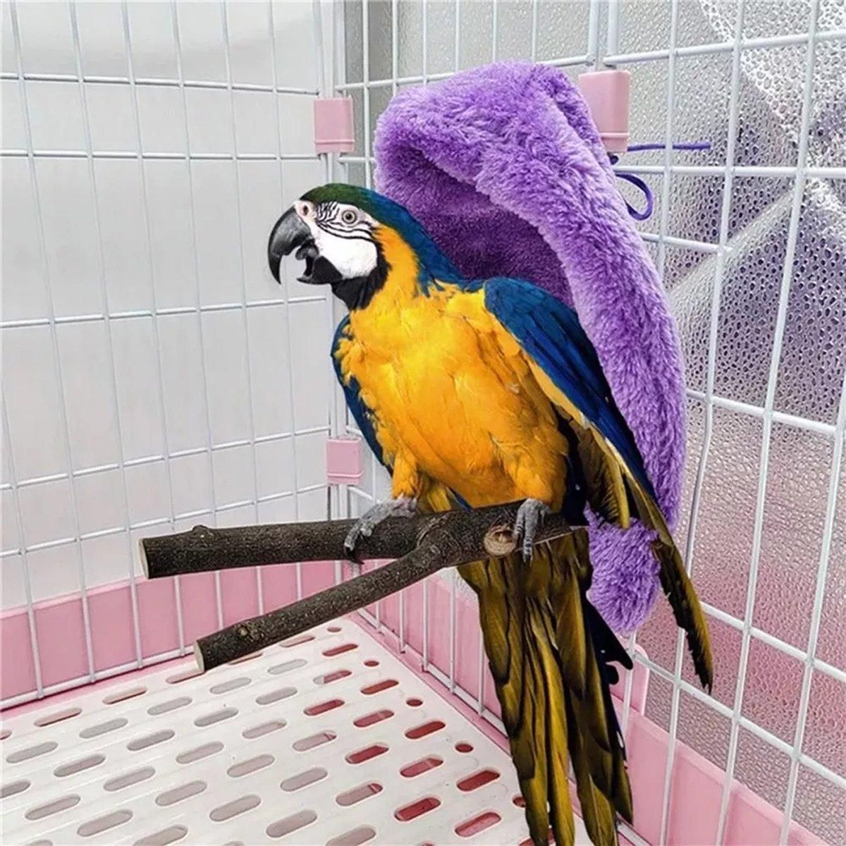 Cozy Bird Blanket Shawl Parrot Snuggle Cabin Plush Hanging Cotton Nest Bedding… image 14