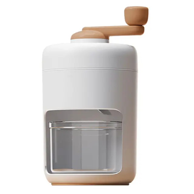 Hand Crank Ice Crusher Multipurpose Food Grade Mini Snow Cone Machine for Home Use…