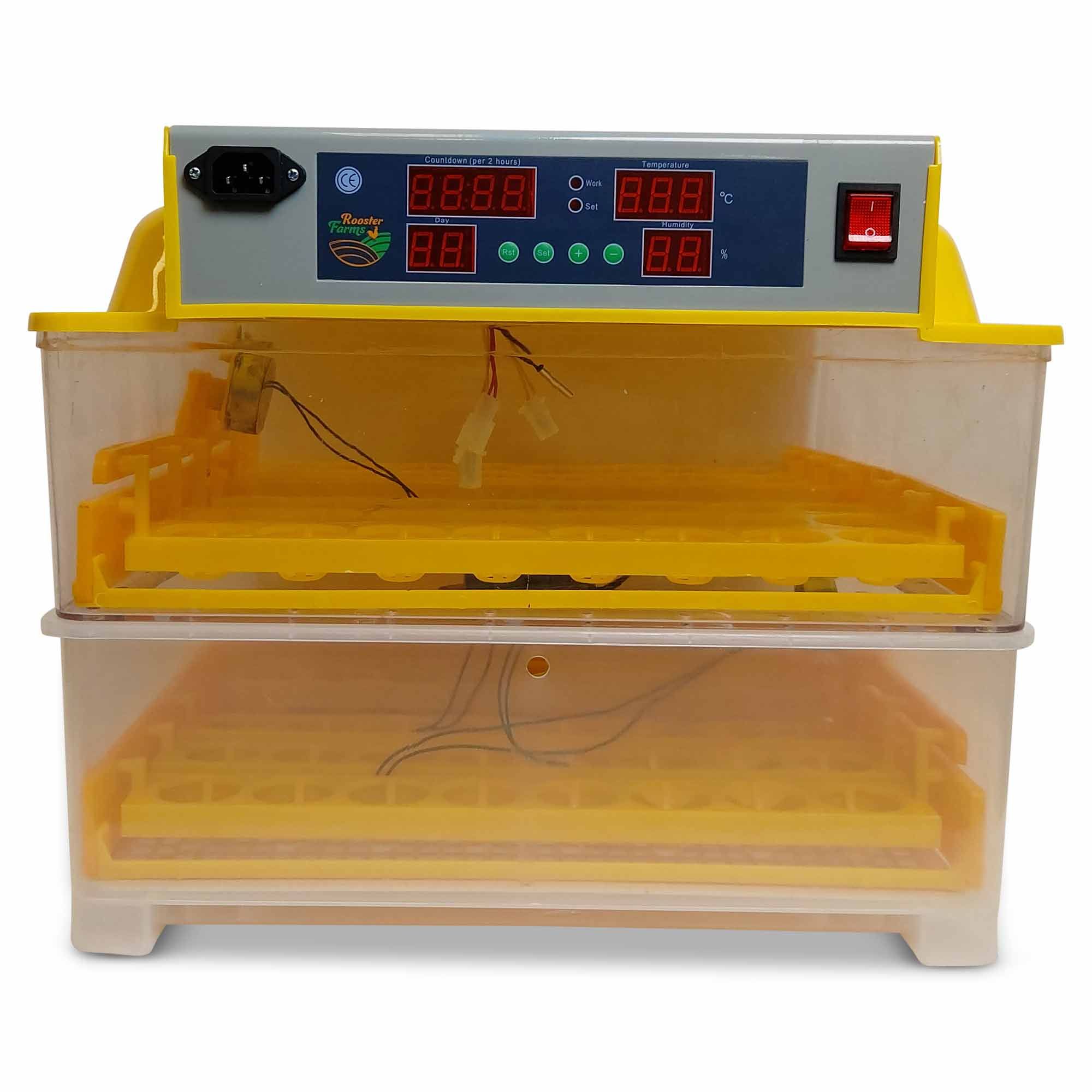 Rooster Farms Electric 96 Egg Incubator + Accessories for Chicken Quail Duck image 3