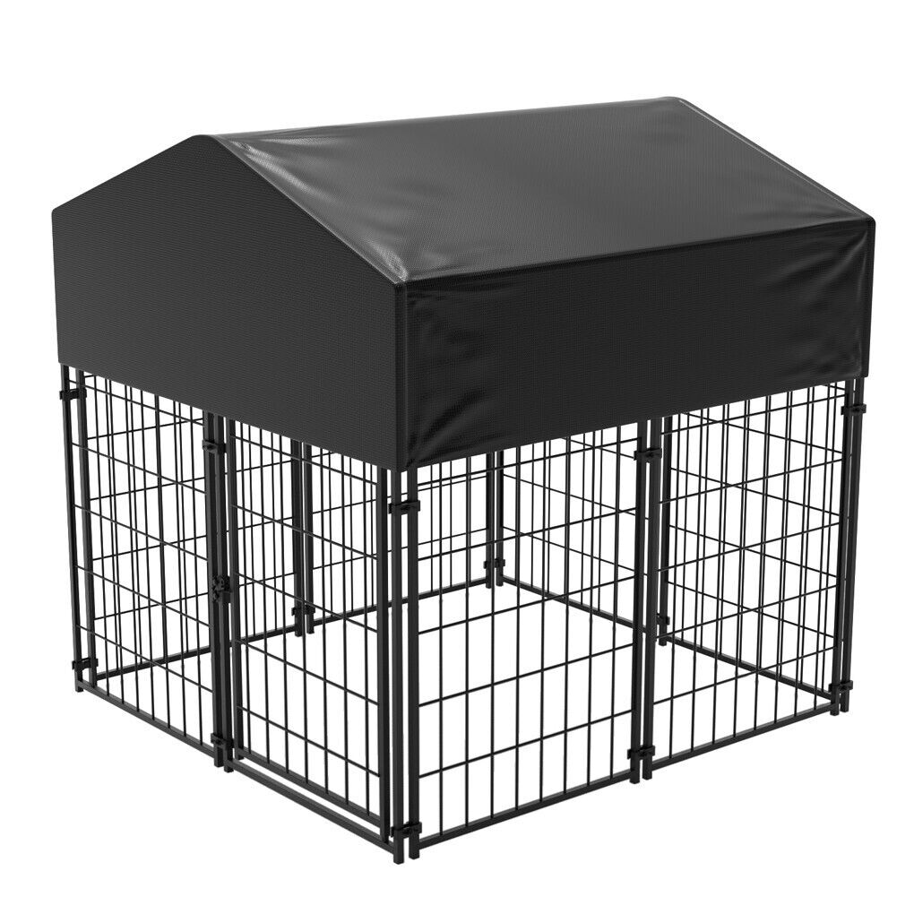 Extra Large Welded Wire Dog Kennel Outdoor Heavy Duty Crate Cage image 5