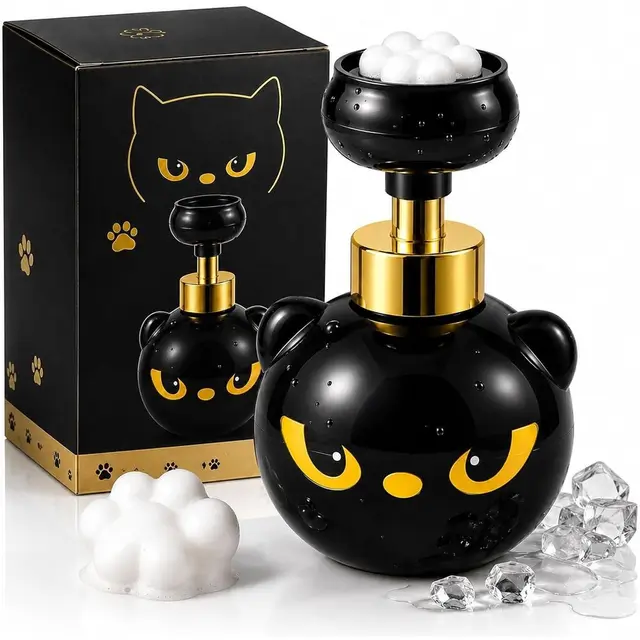 Paw Print Soap Dispenser Foam, Cat Paw Foaming Soap Dispenser