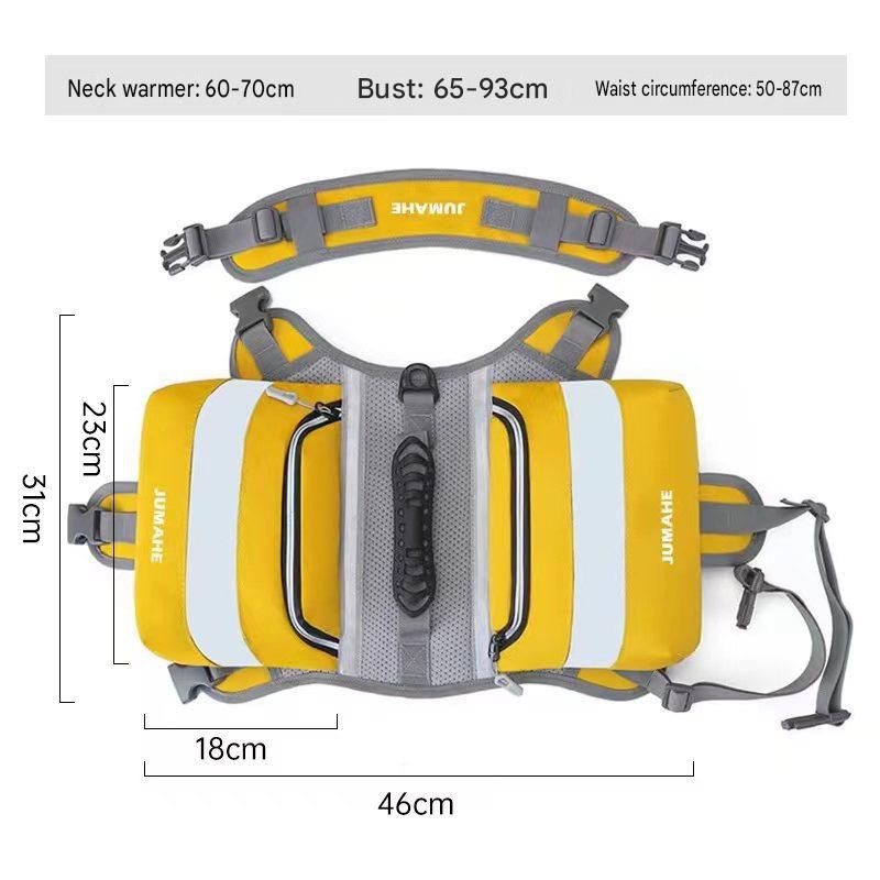 Light Grey Dog Backpack Harness for Medium to Large Dogs - Tactical Vest with… image 11
