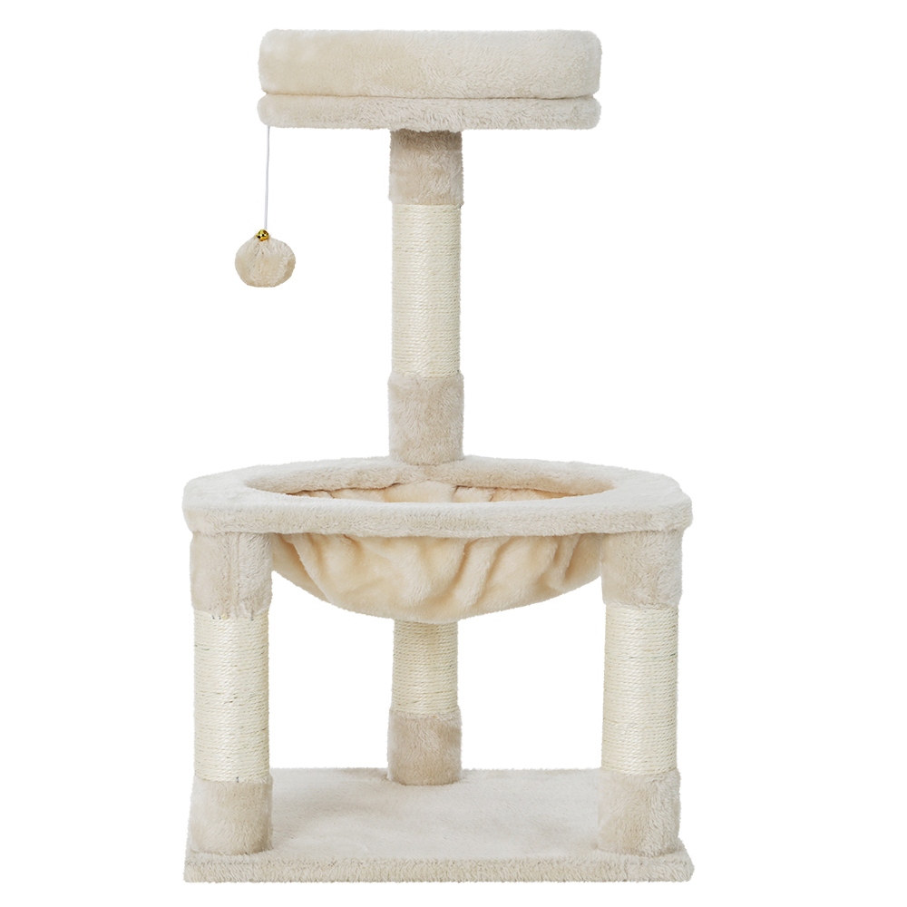 i.Pet Cat Tree 69cm Scratching Post Tower Scratcher Wood Condo Toys House Bed image 7