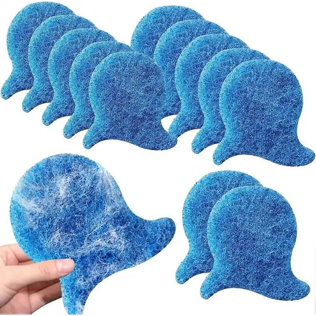 10 Pack Reusable Pet Hair Removers for Washing Machines, Blue