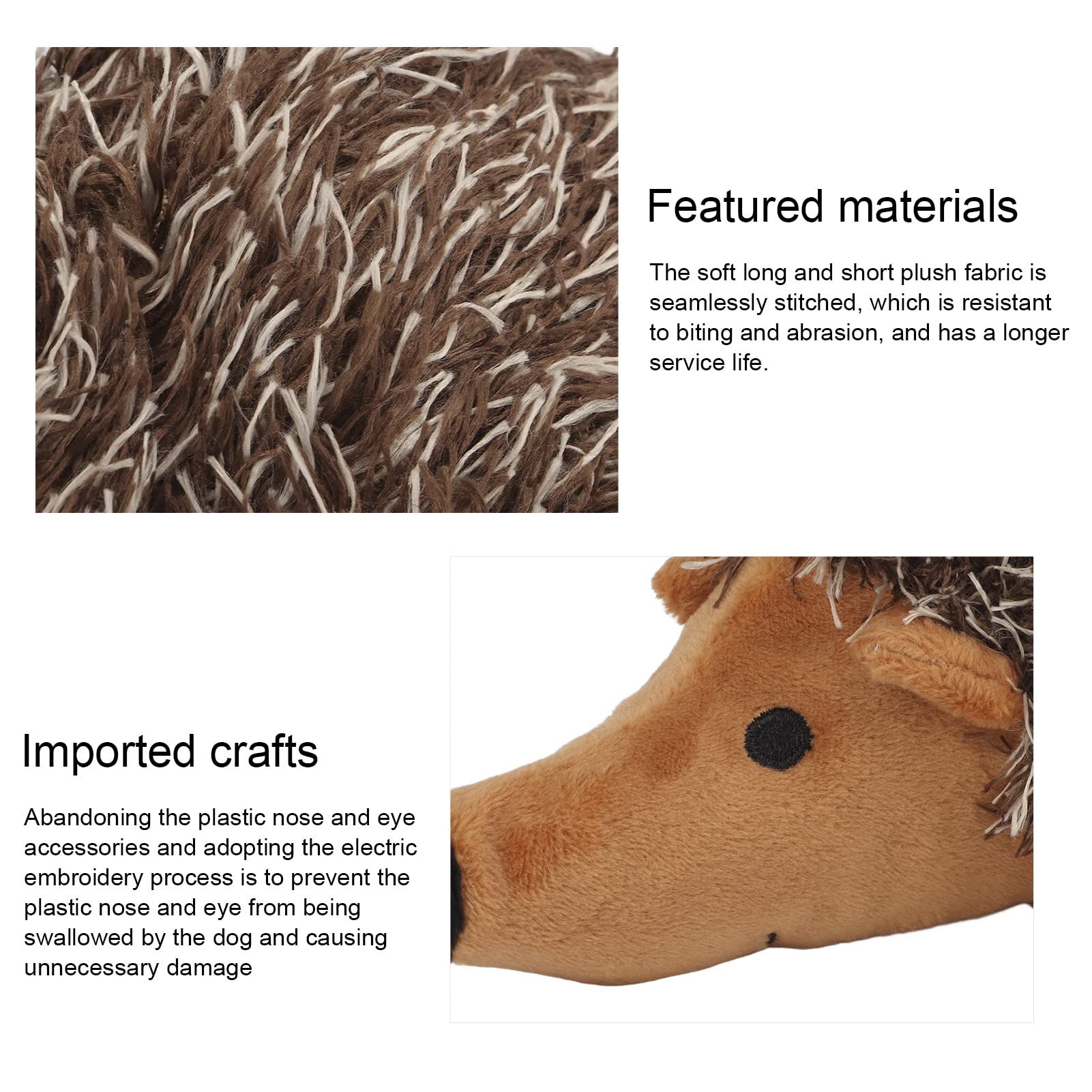 Soft Animal Plush Hedgehog Toy Dog Stuffed Toys image 3