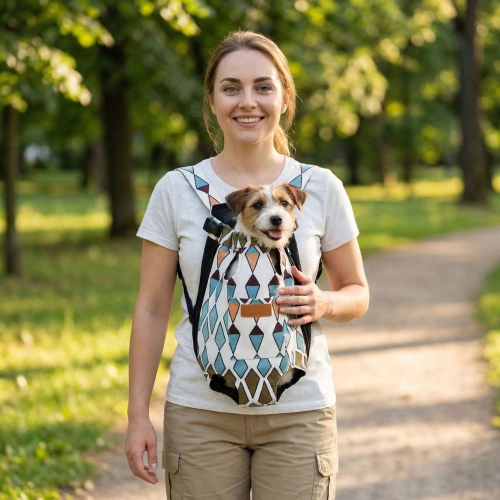 Pet Front Carrier Backpack for Small Dogs and Cats Portable Four Leg Design… image 4