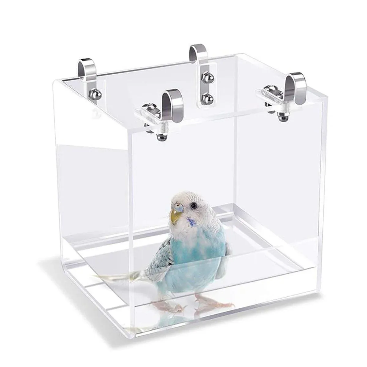 Bird Bathing Box Basin for Birds Outdoor Bathing Pool Bird Shower Basin for Pets image 12