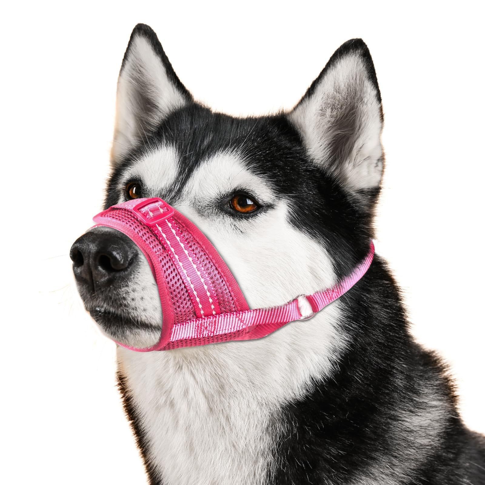 Soft Breathable Mesh Dog Muzzle for Small Medium Large Dogs image 6