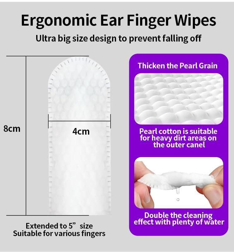 Ear Cleaner Finger Wipes for Dogs & Cats image 4