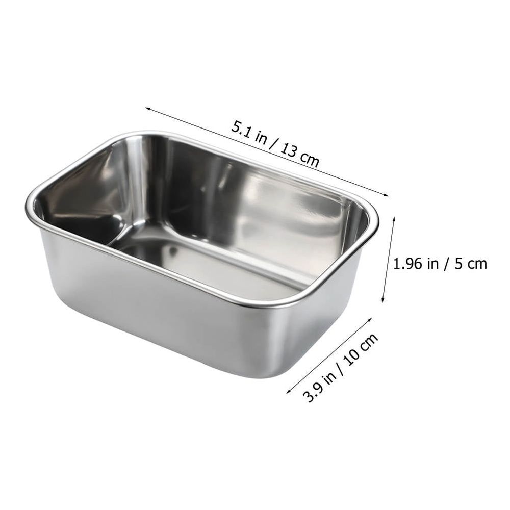 Wear Resistant Stainless Steel Multi Purpose Food Plate for Dinner and Appetizer Serving image 5