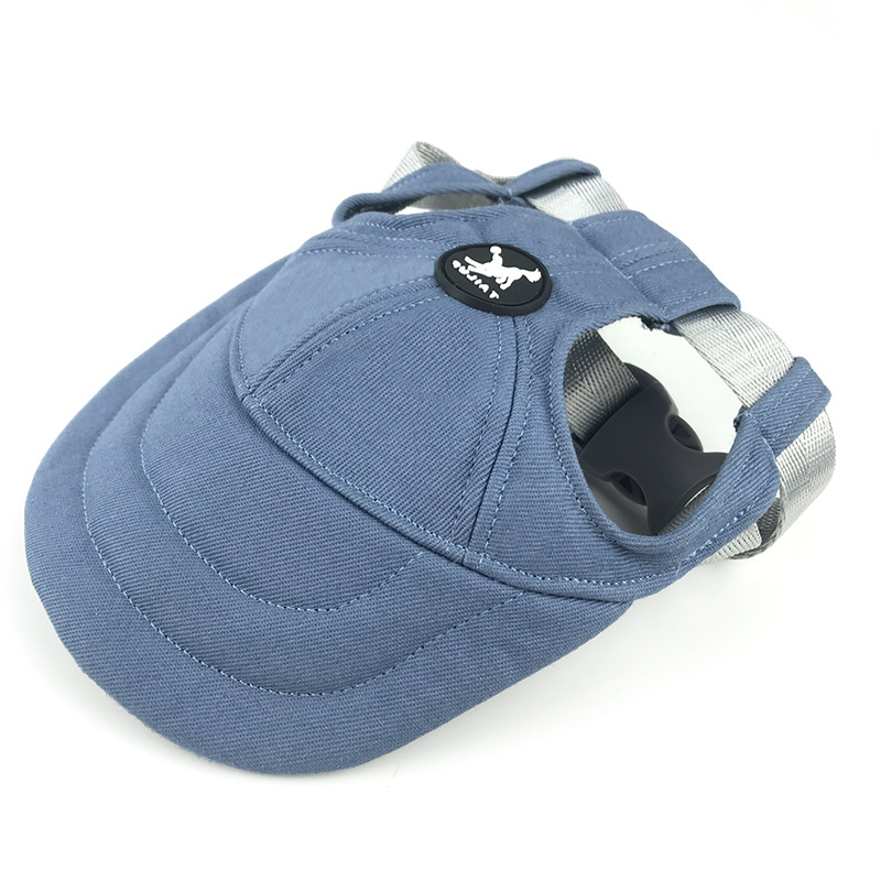 Size M Light Blue Adjustable Pet Baseball Cap for Cats and Dogs - Cute Sun Protection…