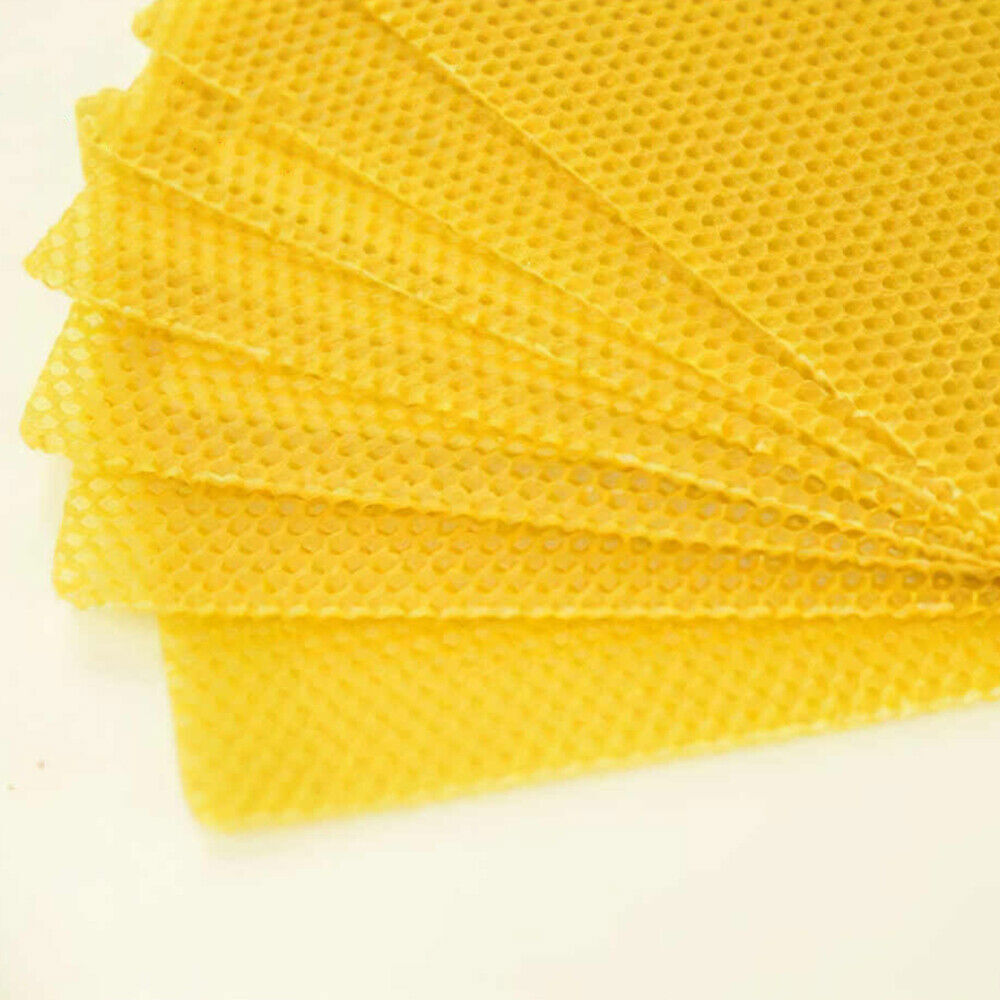 30Pcs Bee Hive Wax Honeycomb Bee Hives Beekeeping Equipment Frames Foundation image 4