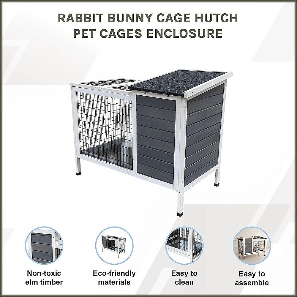 Rabbit Bunny Cage Hutch Pet Cages Enclosure image 4
