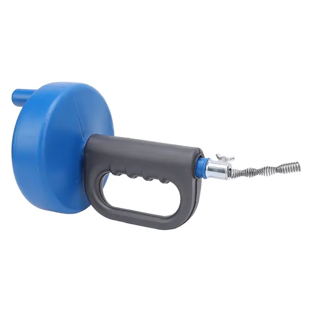 Drain Snake Auger Carbon Steel Heavy Duty Plumbing Snake Hair Clog Remover Drain…