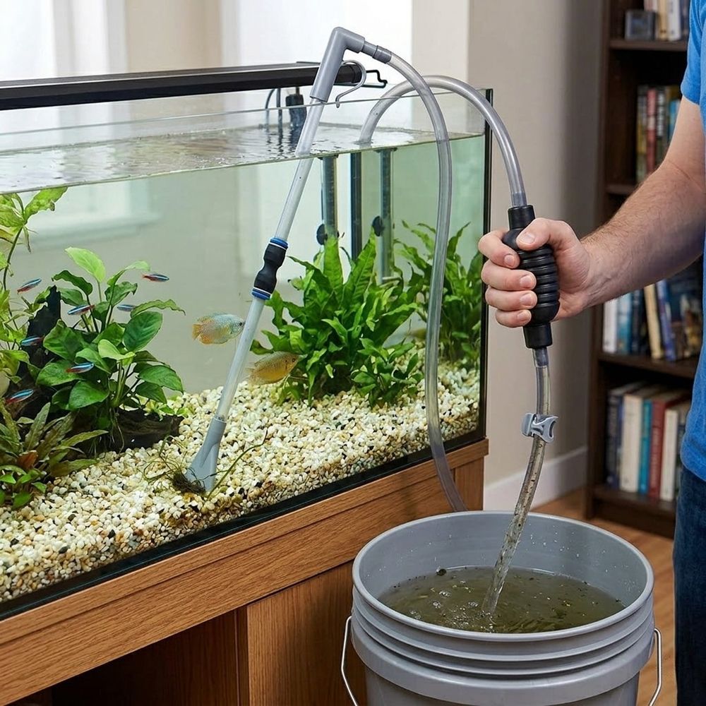 Large Aquarium Siphon Vacuum image 5