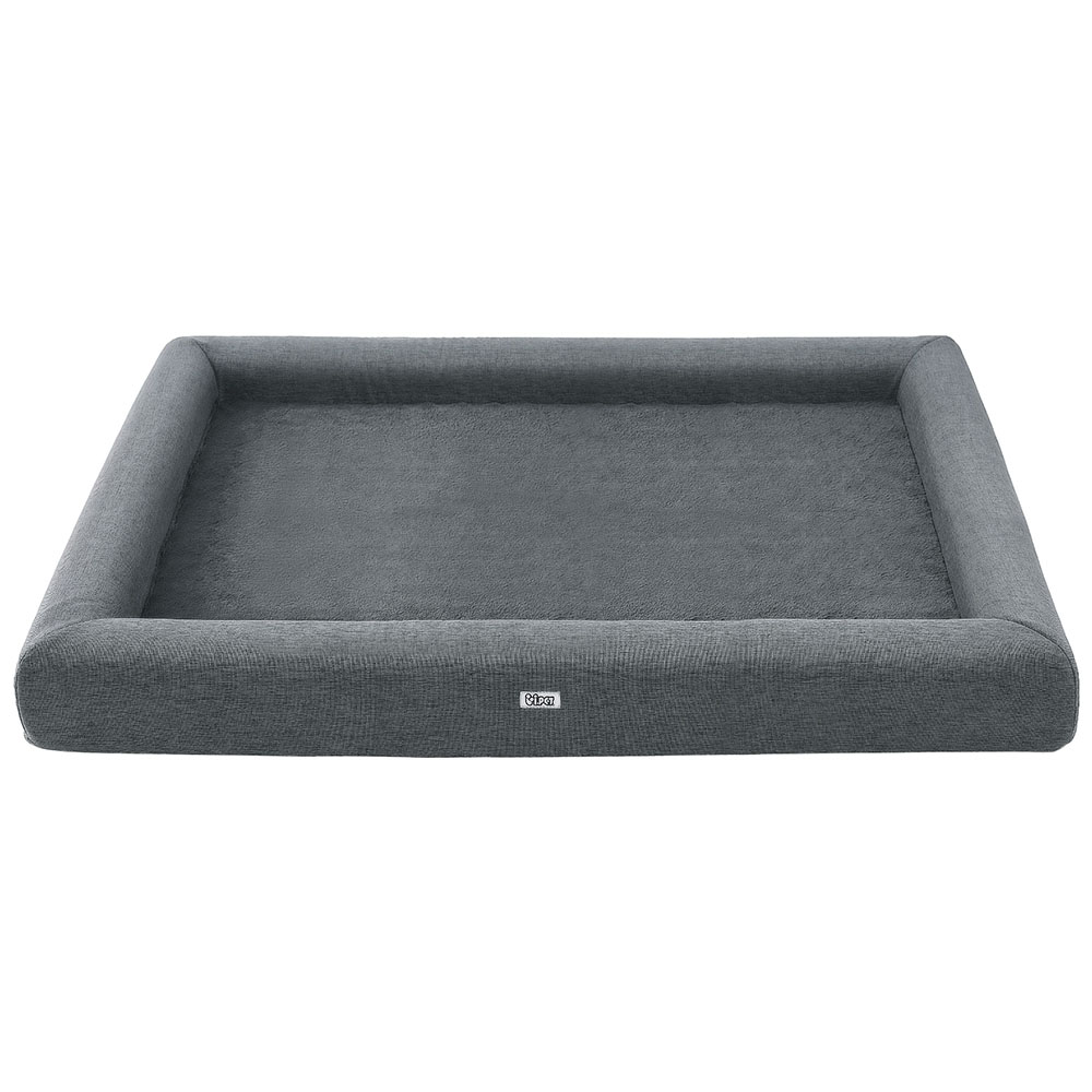 i.Pet Pet Bed Dog Cat Extra Large Calming Soft Sofa Cushion Egg Crate Washable Grey image 3