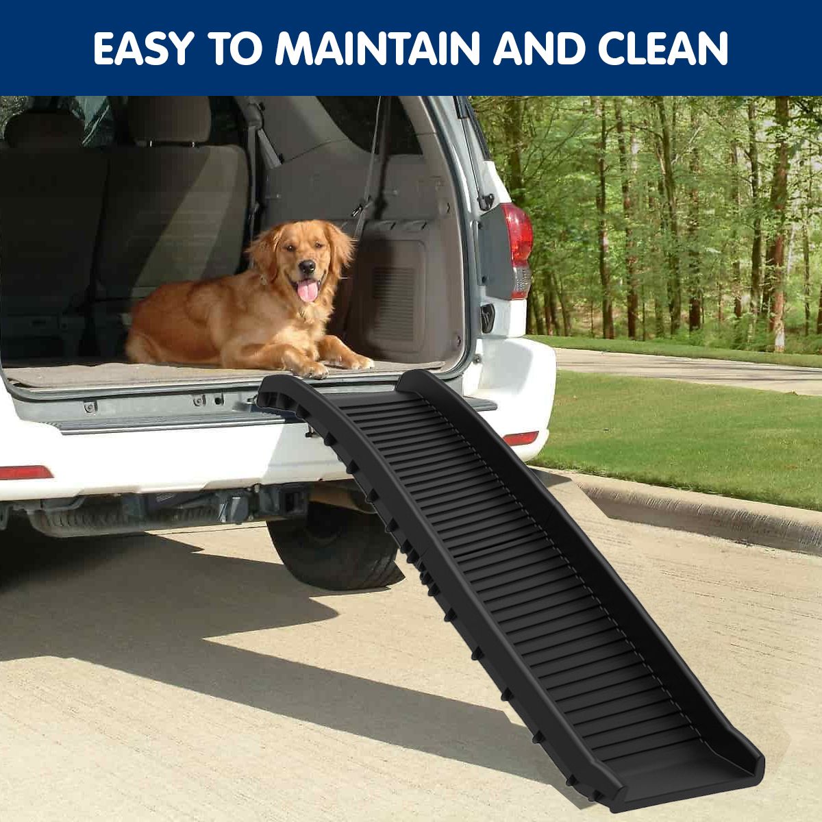 Furtastic Foldable Dog Ramp Non-Slip Portable Pet Steps Ladder for Car SUV High Bed… image 12