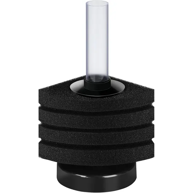 Aquarium Bio Corner Sponge Filter, for Breeding Shrimp Nano Fish Tank, up to 10Gal