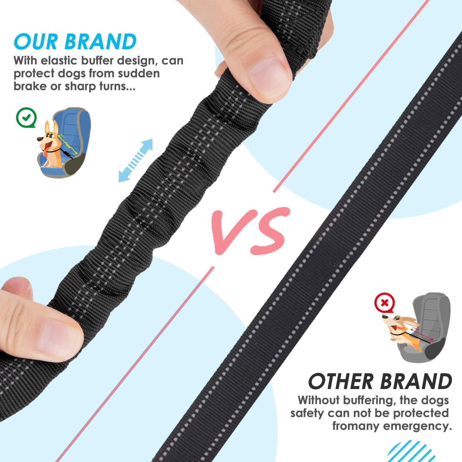 Double Dog Car Seatbelt image 3