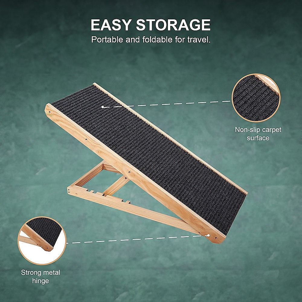 Dog Ramp Pet Ramp Adjustable Heights Portable image 8