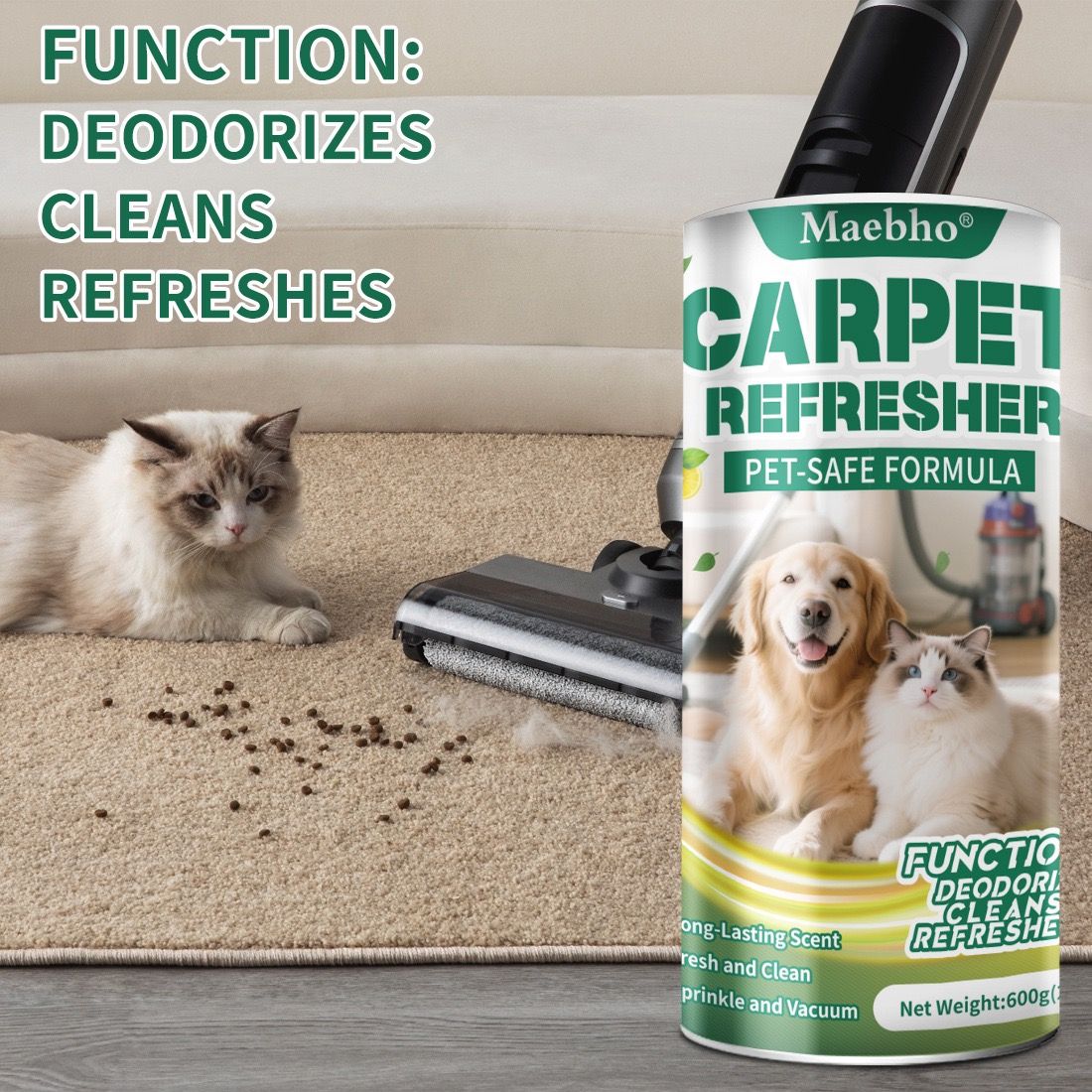Powerful Pet-Safe Carpet Odor Eliminator Powder image 6