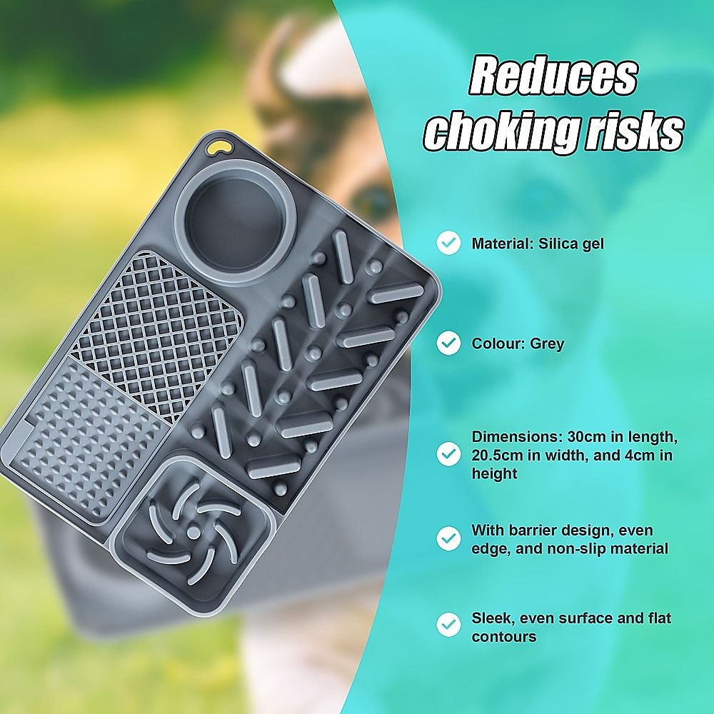 Pet Licking Mat Bite Resistant Non-Slip Slow Feeder image 2