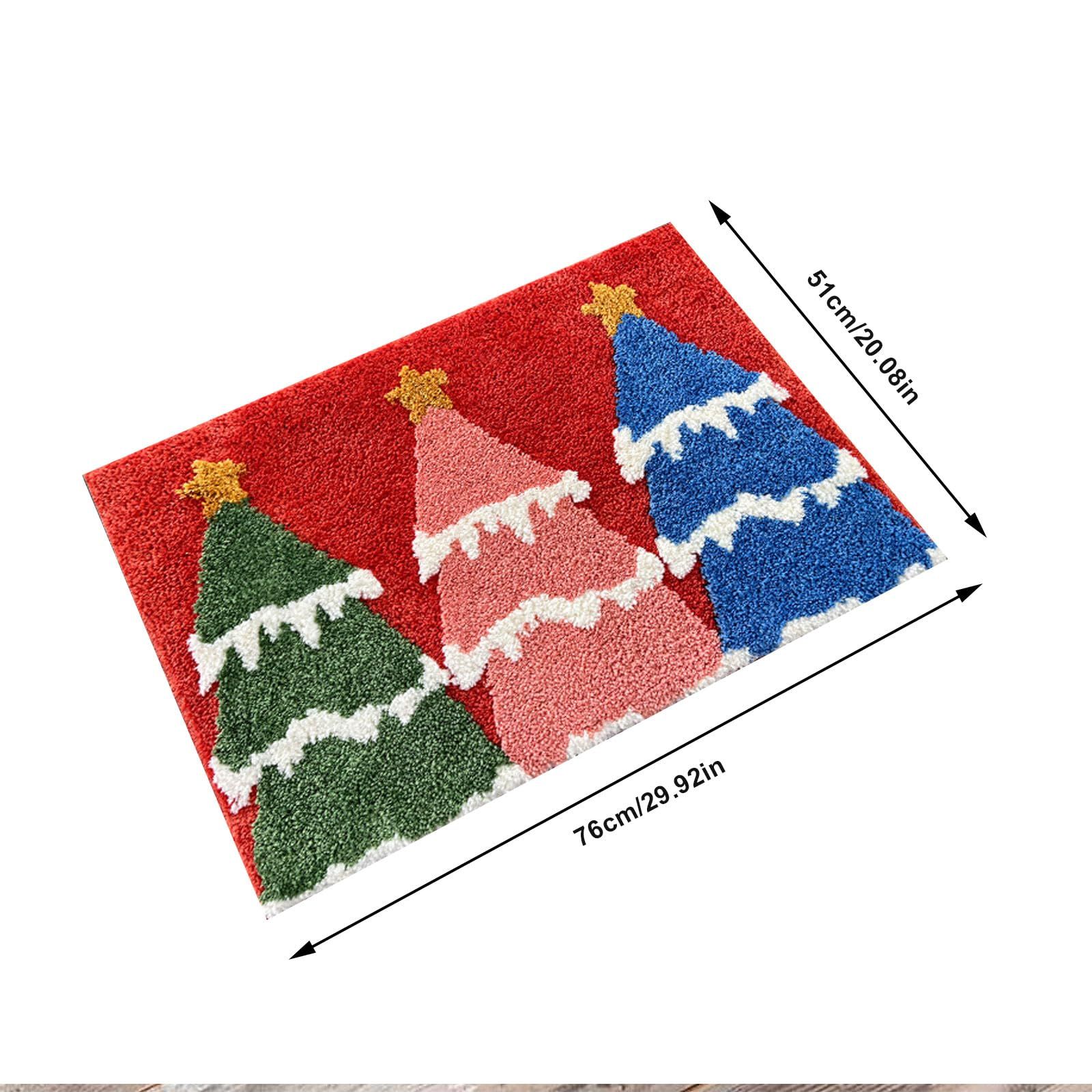 Christmas Bath Mat Cute Bath Rug Super Soft Christmas Bath Rug Absorbent Bathroom Non… image 2