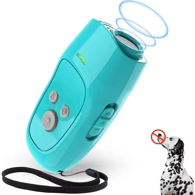 Ultrasonic 3 in 1 Dog Barking Deterrent Devices, 3 Frequency Dog Training Blue