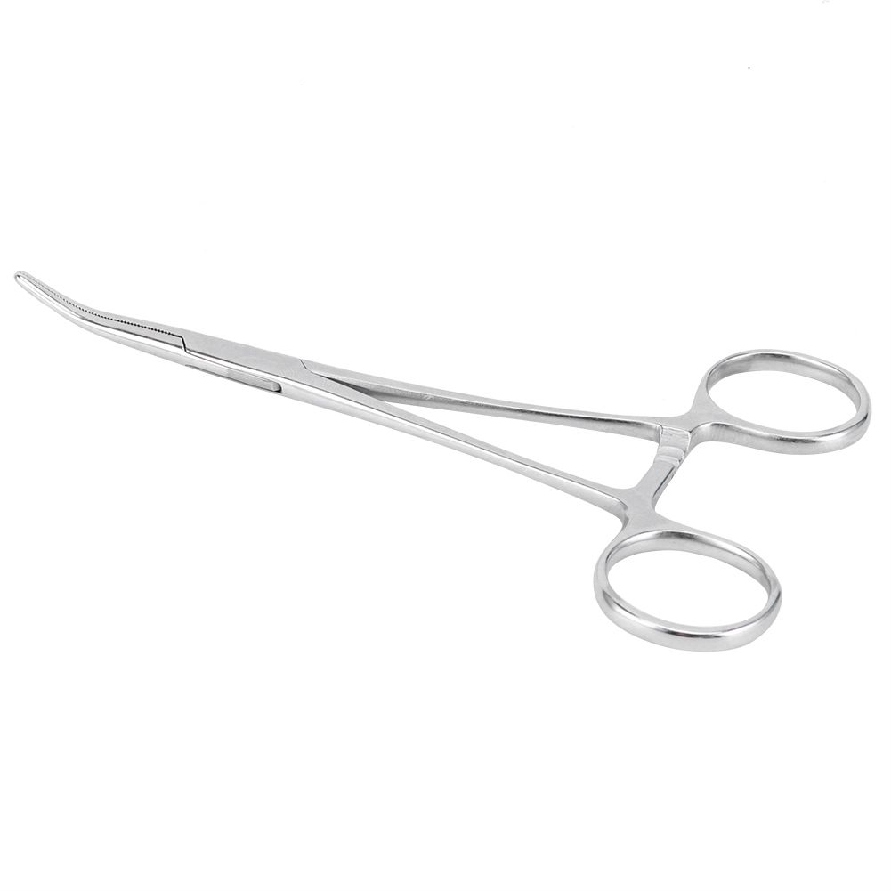 Surgical Haemostatic Hemostatic Forceps Stainless Steel Curved Tip Pliers Pet Hair…