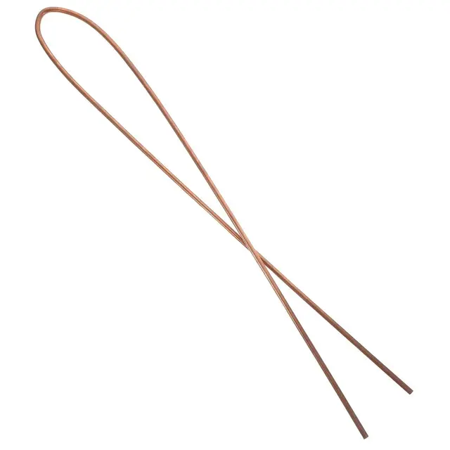 Copper Round Rod with Rose