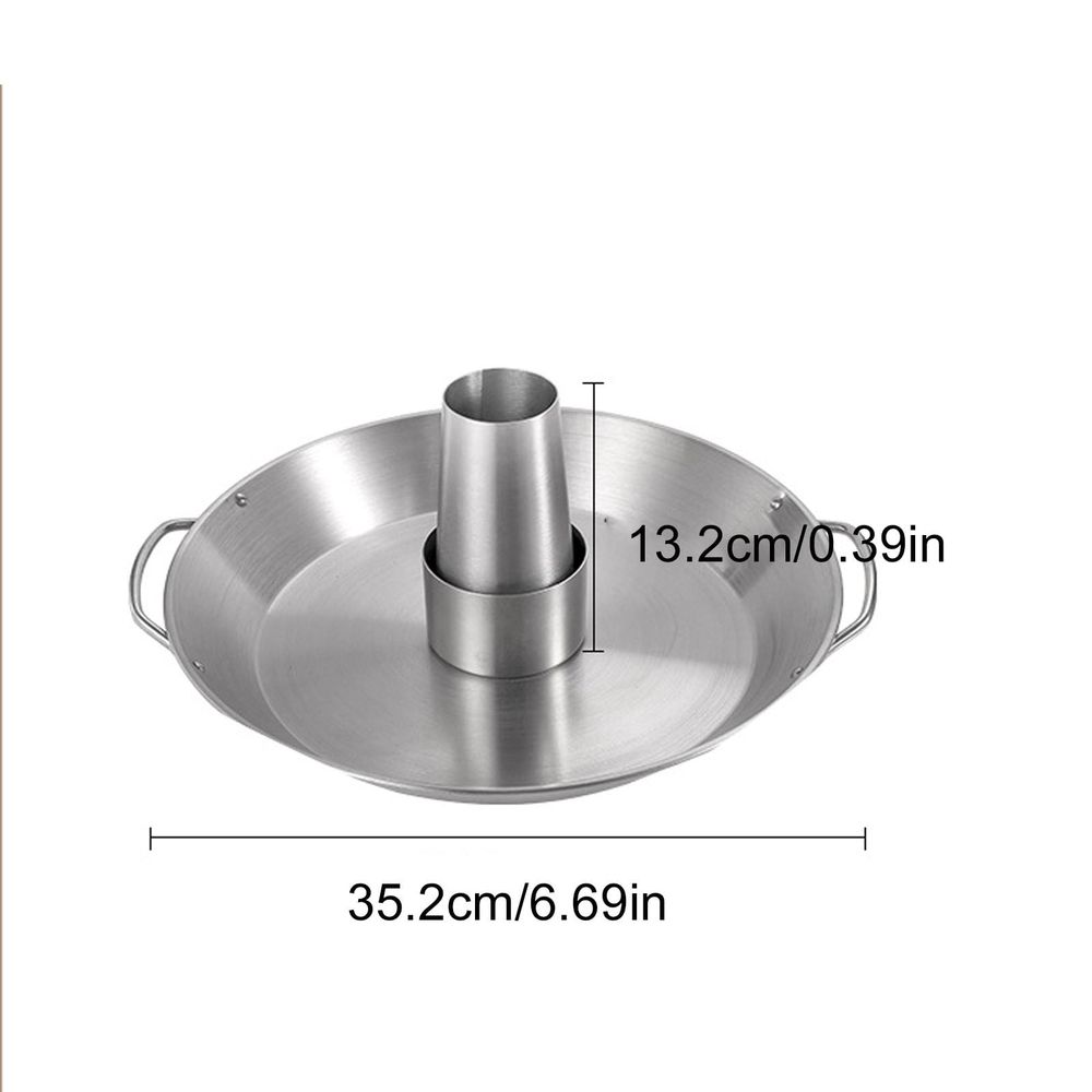 Stainless Steel Chicken Roaster Rack with Removable Turkey Roasting Pan image 3