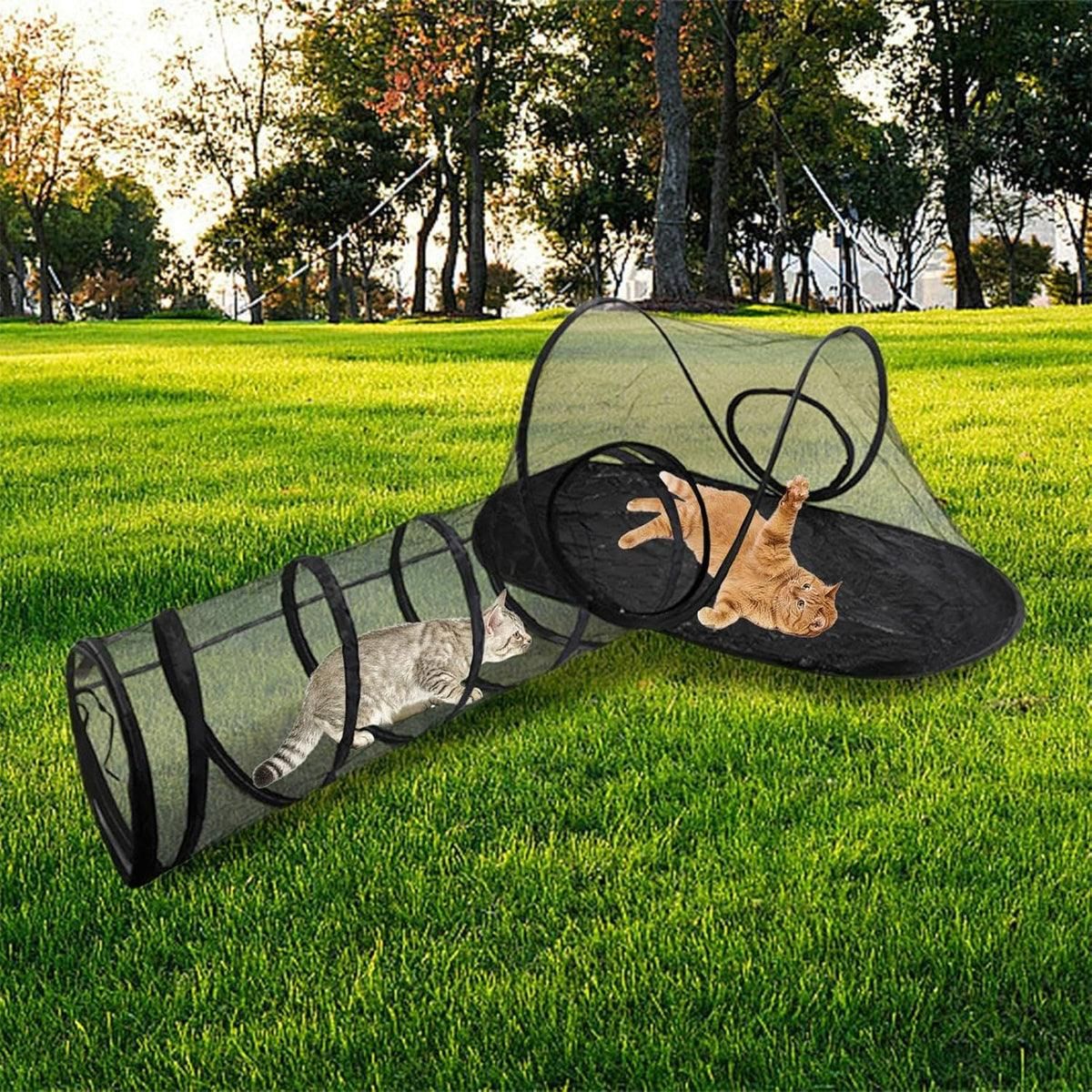 Outdoor Pet Tent Nest Foldable Cat Tunnel Playhouse Portable Shelter for Cats image 9