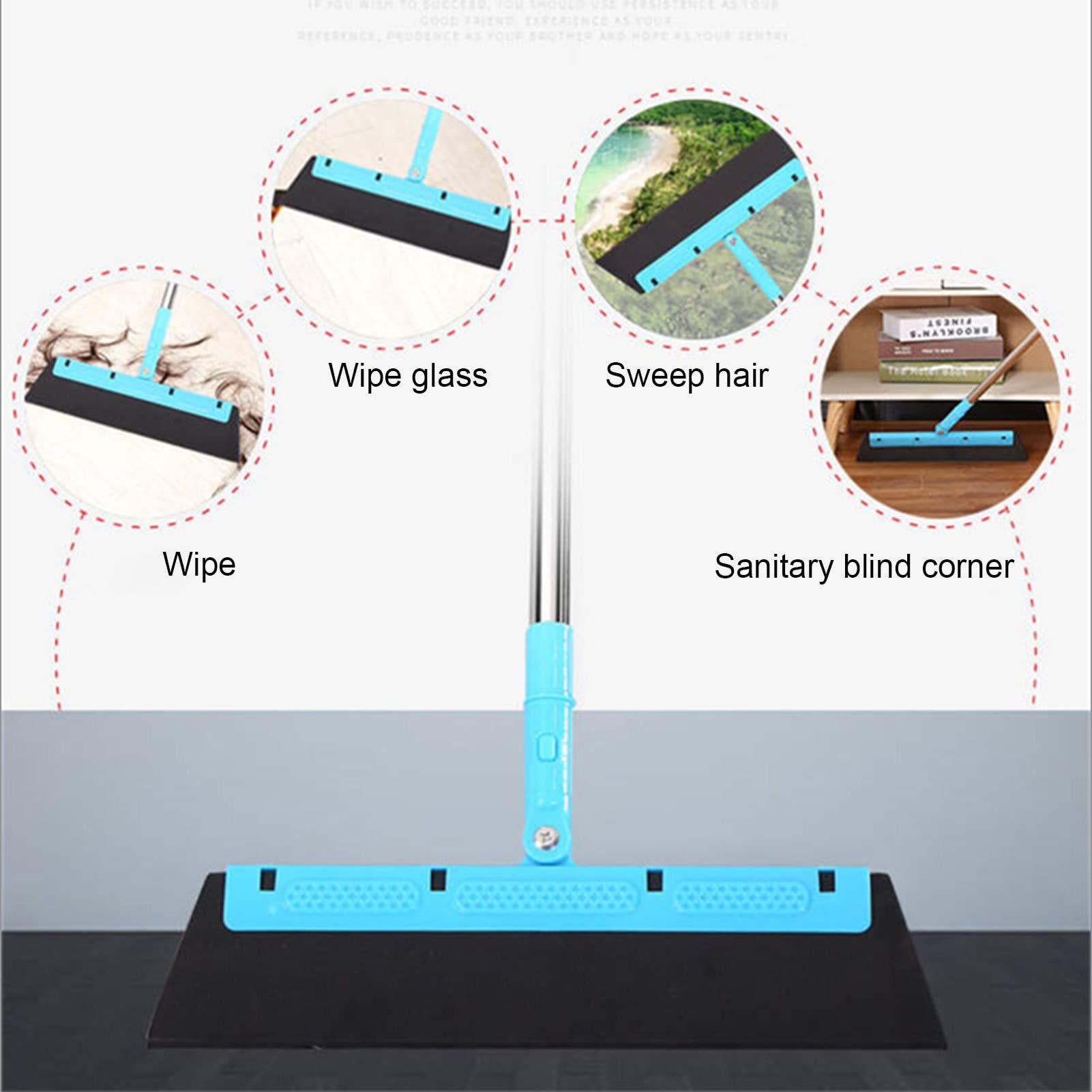 Household Wipe and Dry Floor Squeegee Broom for Glass Sweeping Bathroom Kitchen Pet… image 3