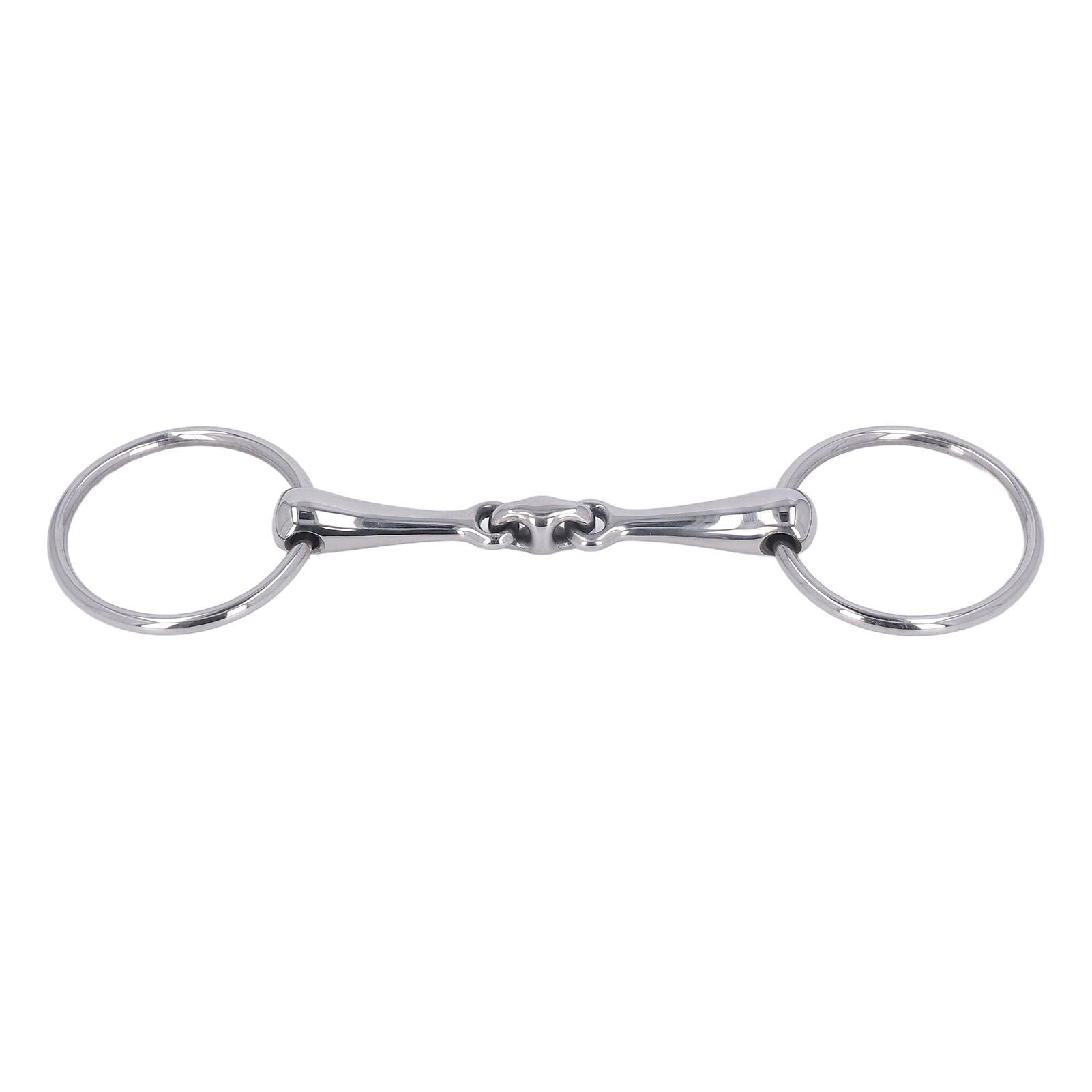 Horse Snaffle Stainless Steel Flexible Jointed Wearable Rust Proof O Ring Horse Mouth… image 2