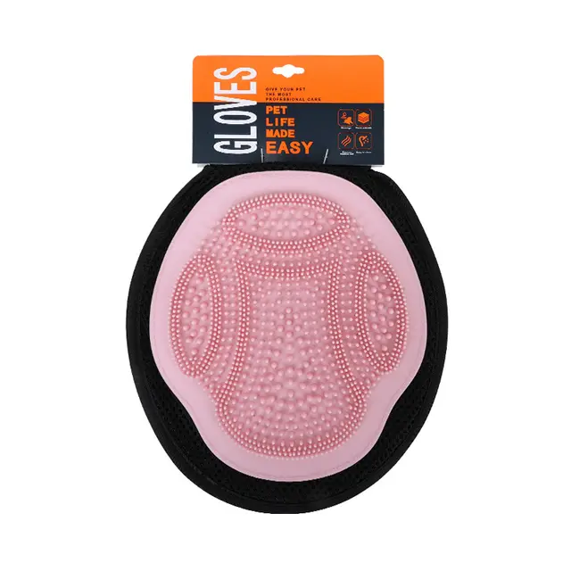 Pink 3-Pack Gentle Pet Grooming Glove - Deshedding – Breathable & Adjustable