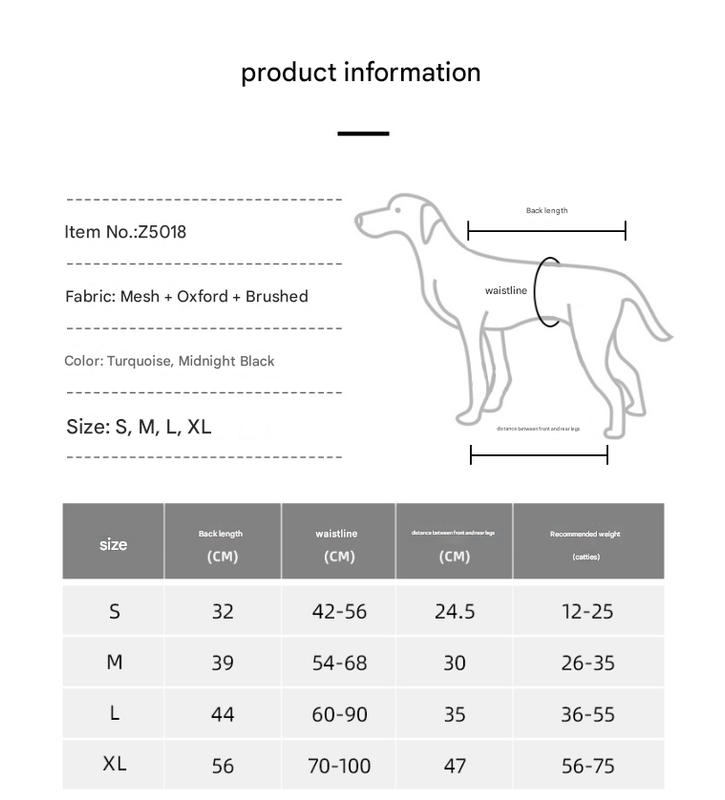 Black Pet Support Harness for Senior and Disabled Dogs - Adjustable Chest and Back… image 6
