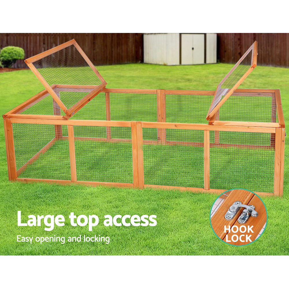 i.Pet Chicken Coop Rabbit Hutch 180cm Extra Large Wooden Chicken House Run XL Hen Cage image 5
