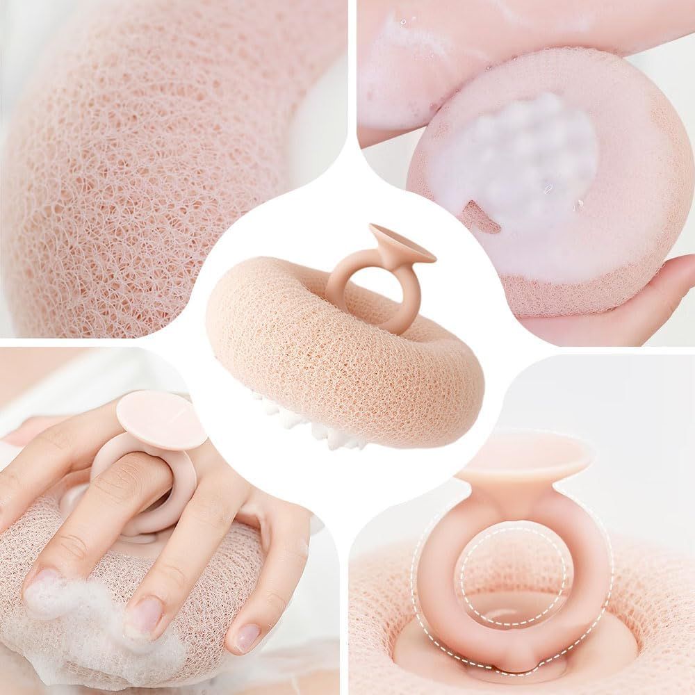 Super Soft Sunflower Suction Cup Bath Ball image 2