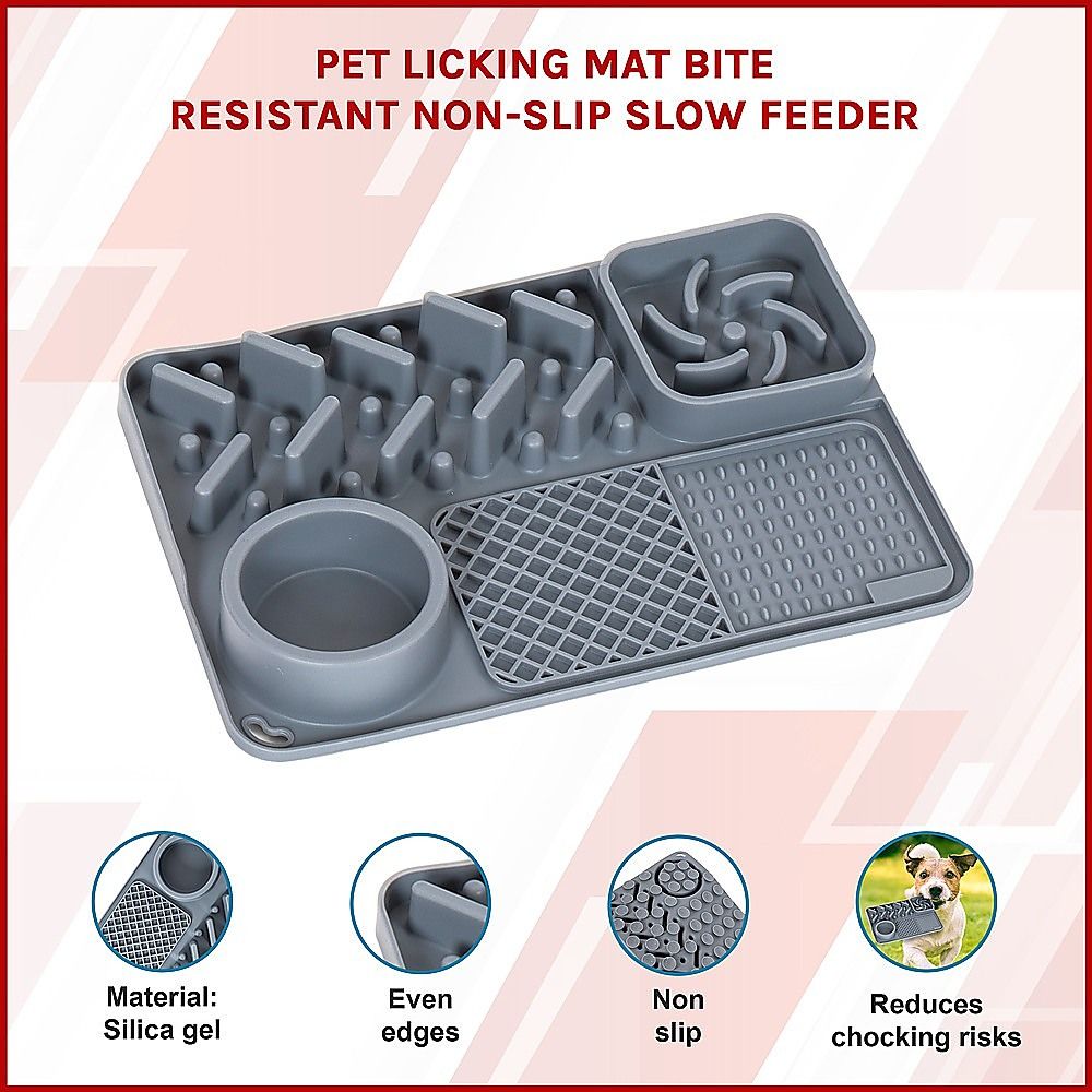 Pet Licking Mat Bite Resistant Non-Slip Slow Feeder image 3
