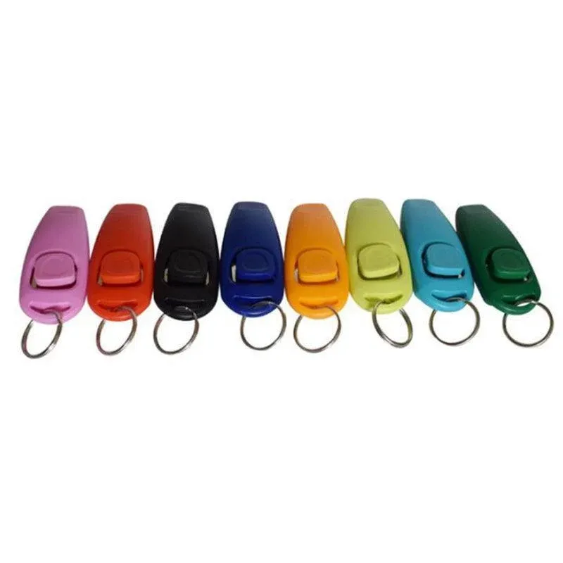 Dog Whistle and Clicker Set for Training Stop Barking Obedience Tool Combo - Emerald… image 3
