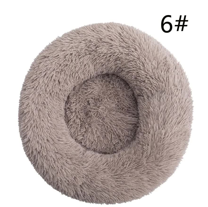 Calming Donut Pet Bed -Soft Faux Fur