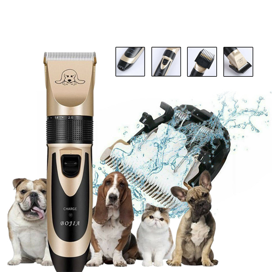 USB Charged pet shaver Cordless Clipper Pet Gromming Kit 4 Different Size Combs image 2