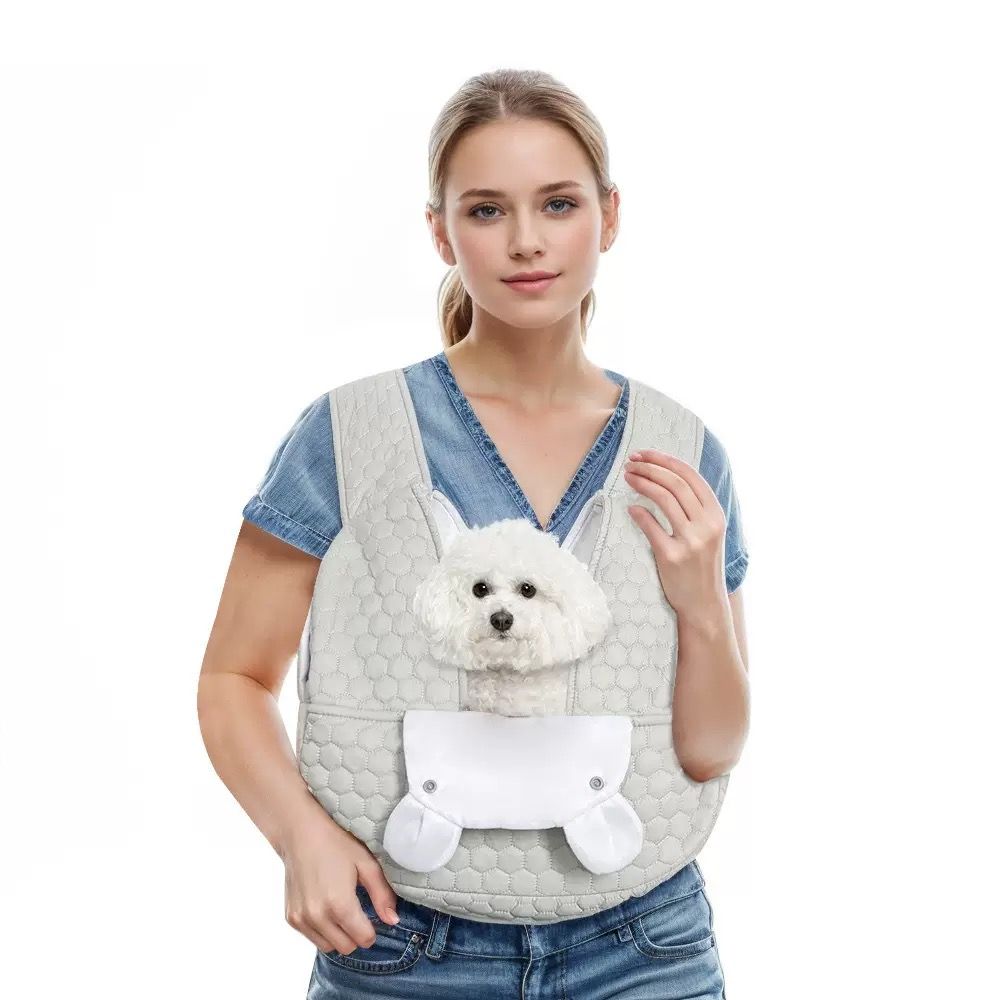 Snuggle Paws Front-Facing Pet Carrier Backpack – Hands-Free Cat & Dog Sling…, Khaki image 8
