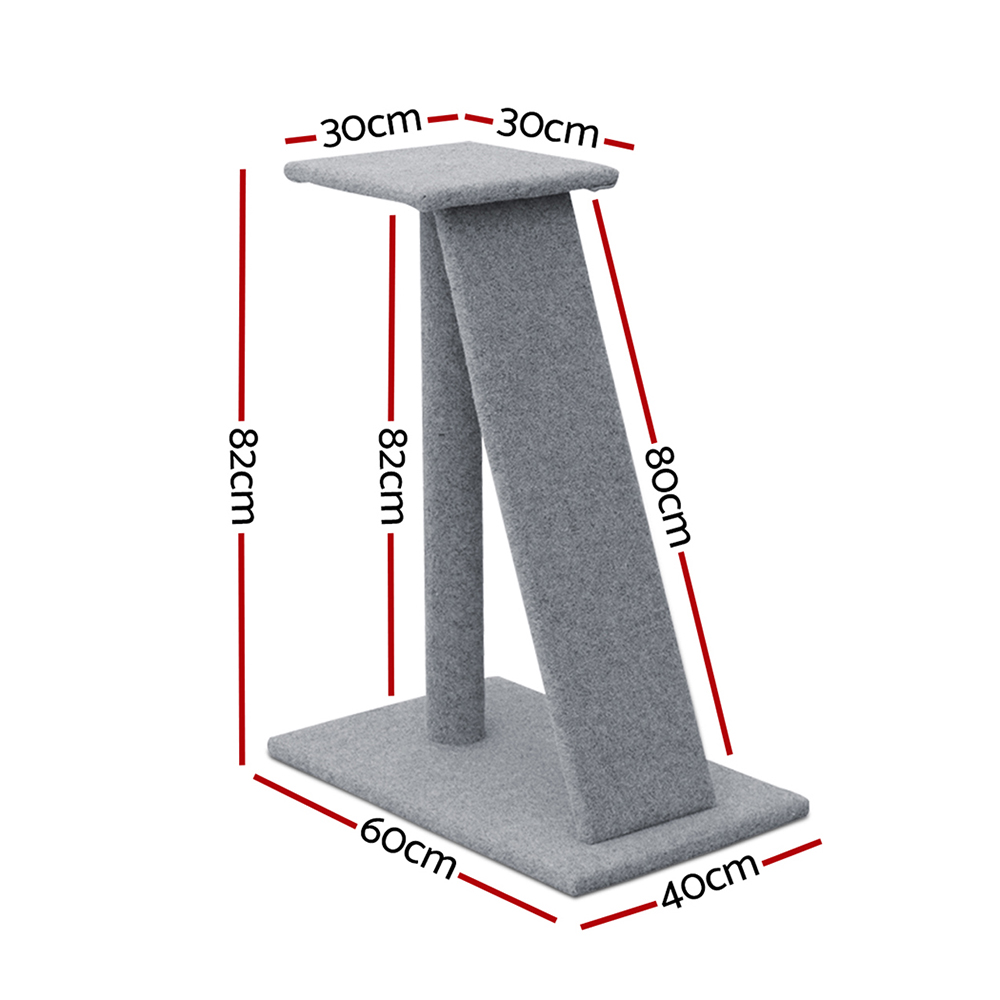 i.Pet Cat Tree 82cm Scratching Post Tower Scratcher Condo Trees Climb House image 2