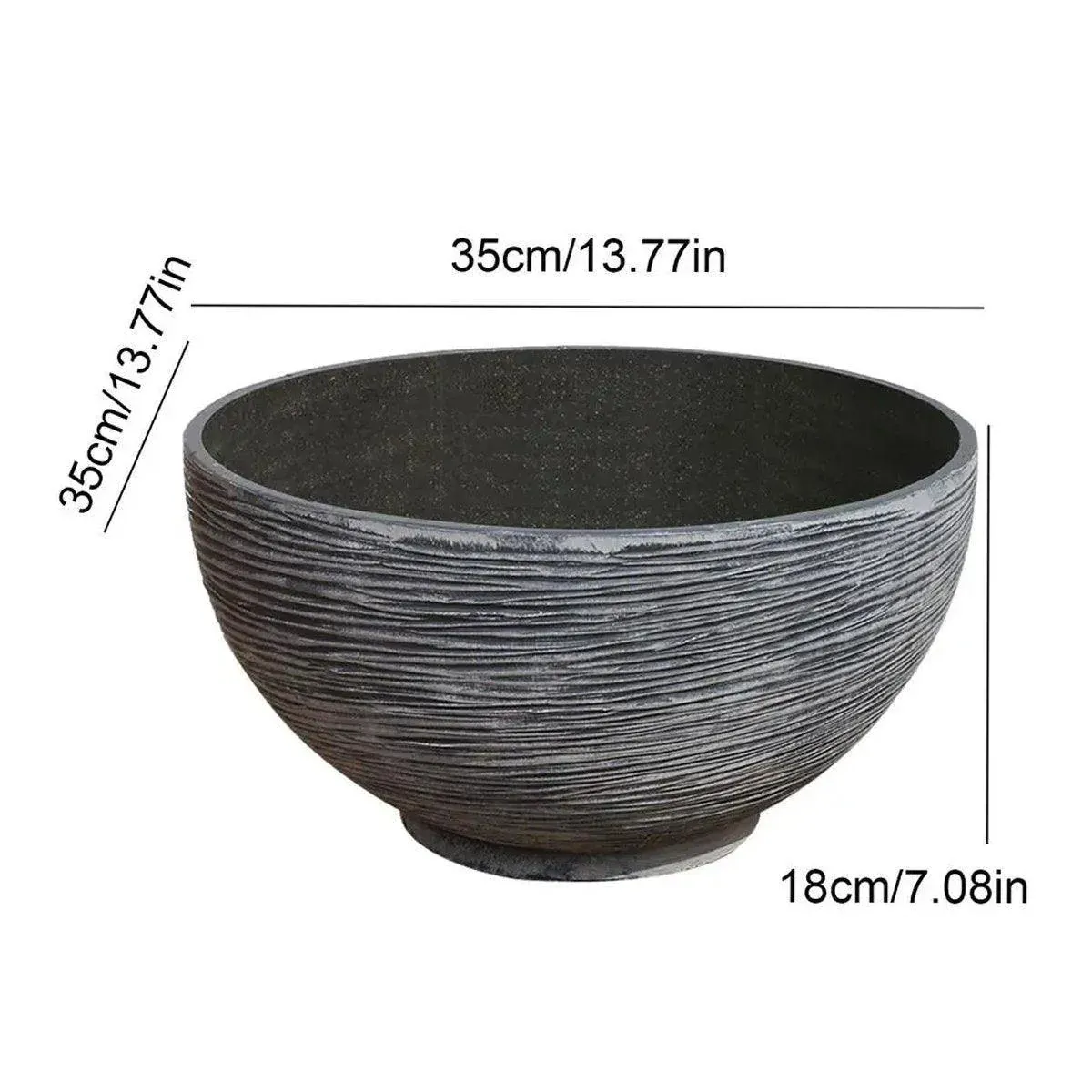 Ancient Fish Tank Lotus Flower Pot Water Lily Bowl Garden Decorative Planter image 3