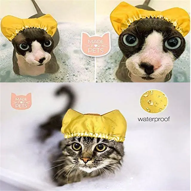 Large Dog Hats Dog Shower Fixed Taking Dogs Shower Bath S Cap for Pets Pet Shower Pet…