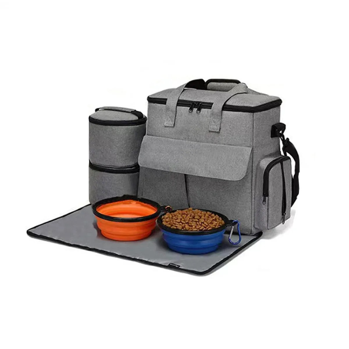 6PCS Pet Travel Outing Backpack Large Capacity Folding Storage Multifunctional image 2